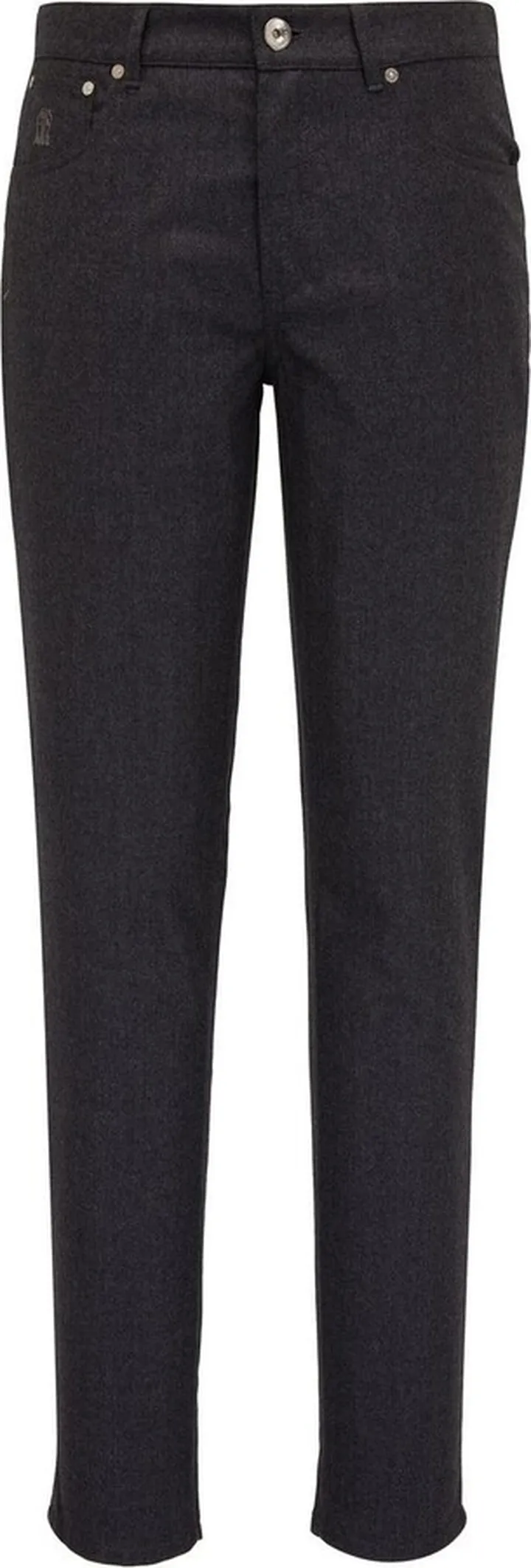 Slim-Cut Leg Trousers