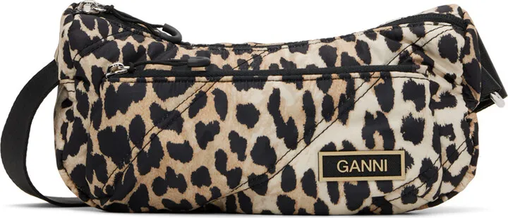 GANNI Beige Quilted Bag