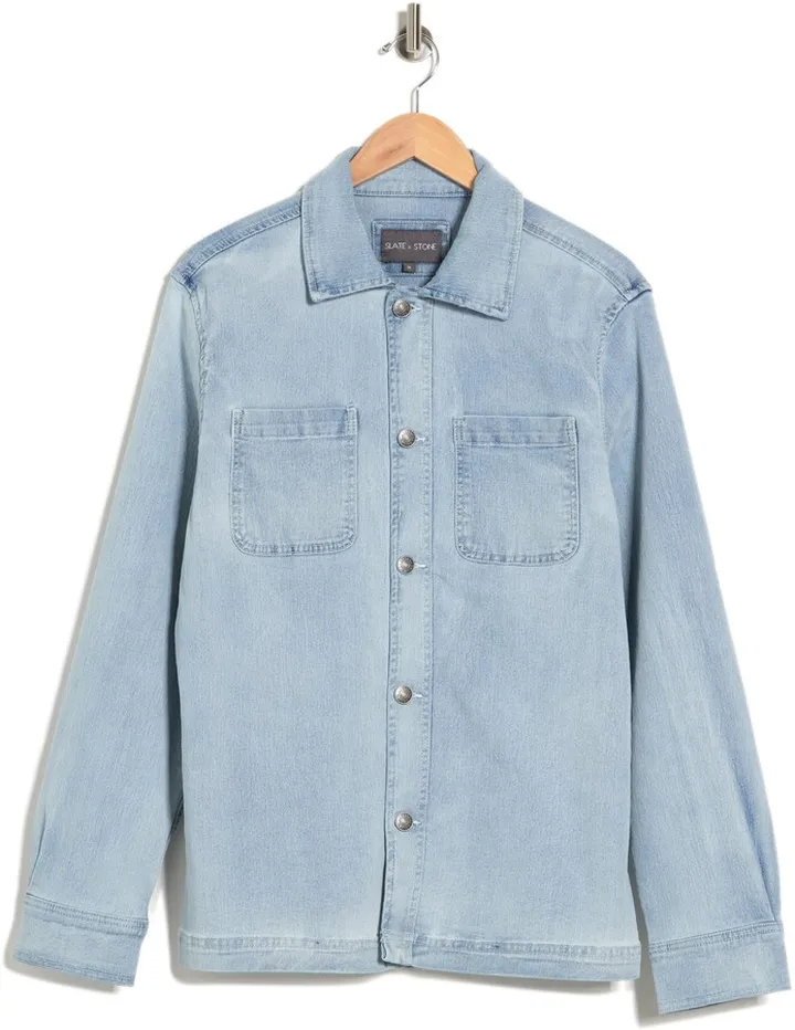 Workwear Denim Shirt Jacket