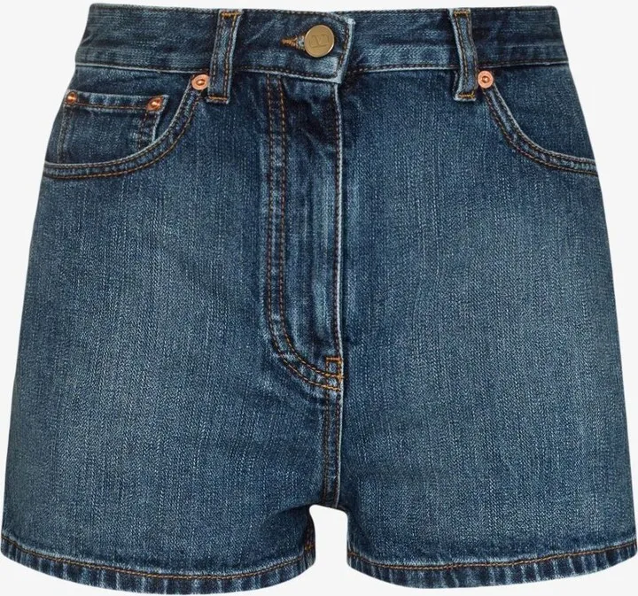 Blue VGOLD Denim Shorts