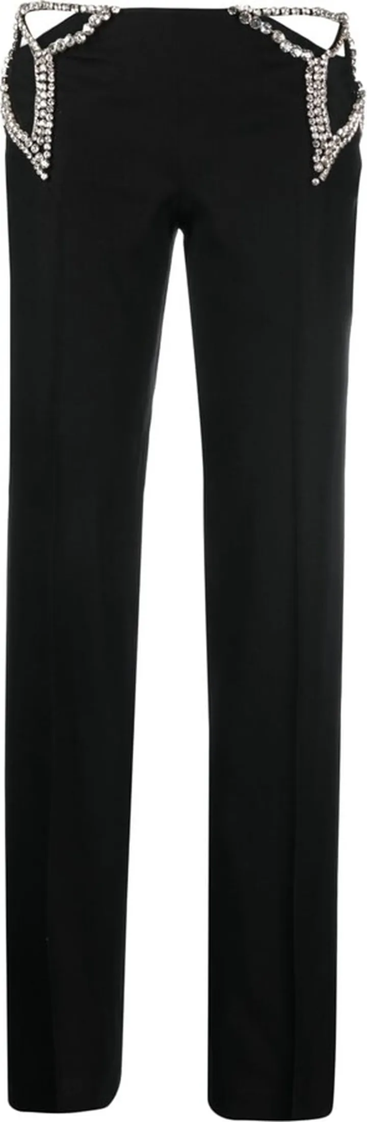 STELLA MCCARTNEY- Cut-out Detail Viscose Trousers