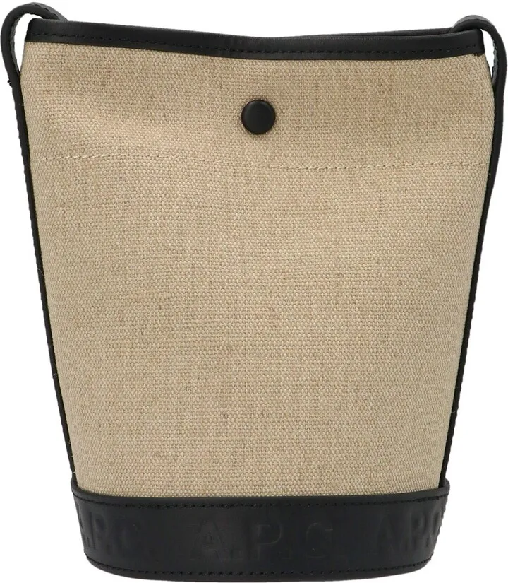 Logo Debossed Bucket Shoulder Bag