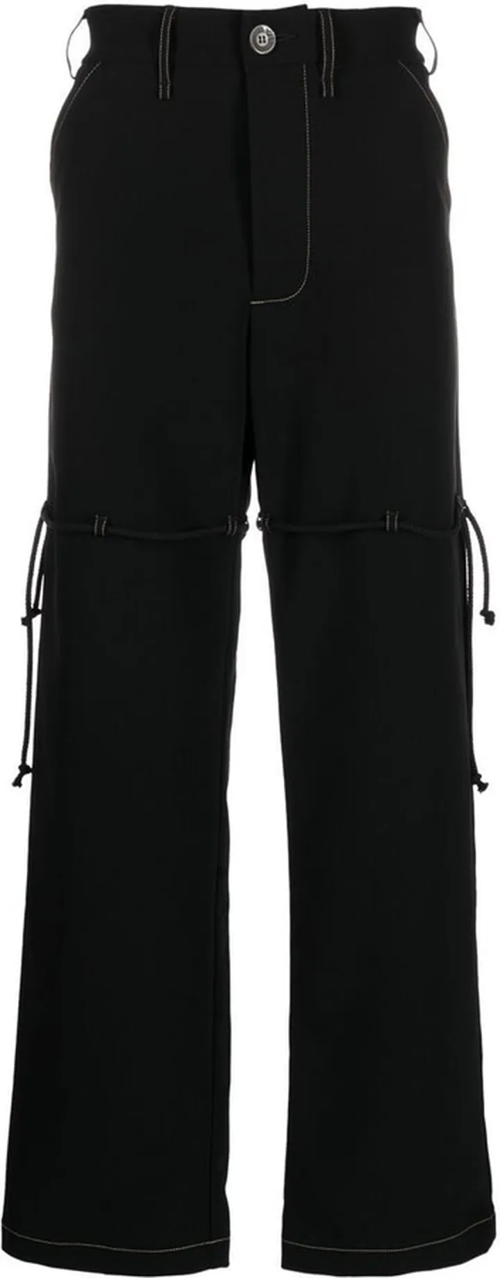 High Waist Straight-Leg Trousers