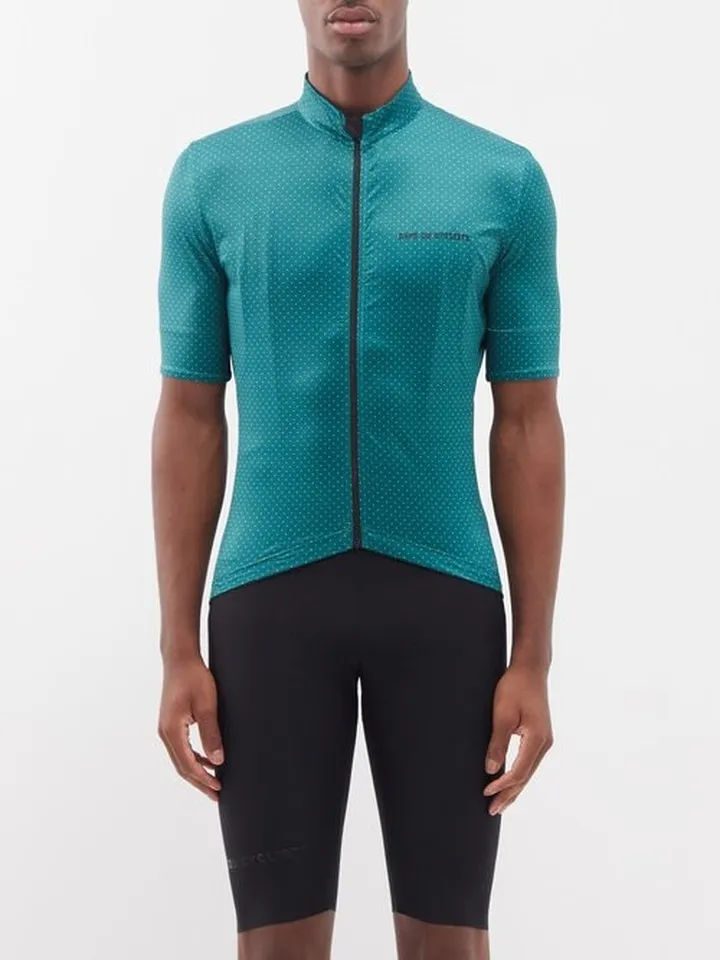 Fleurette Zipped Mesh Cycling Jacket