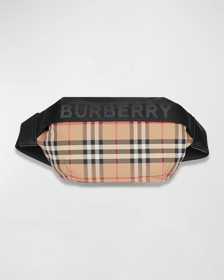 Sonny Medium Vintage Check Belt Bag