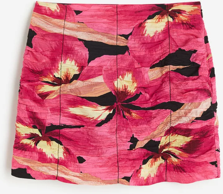 Draped Mini Skirt