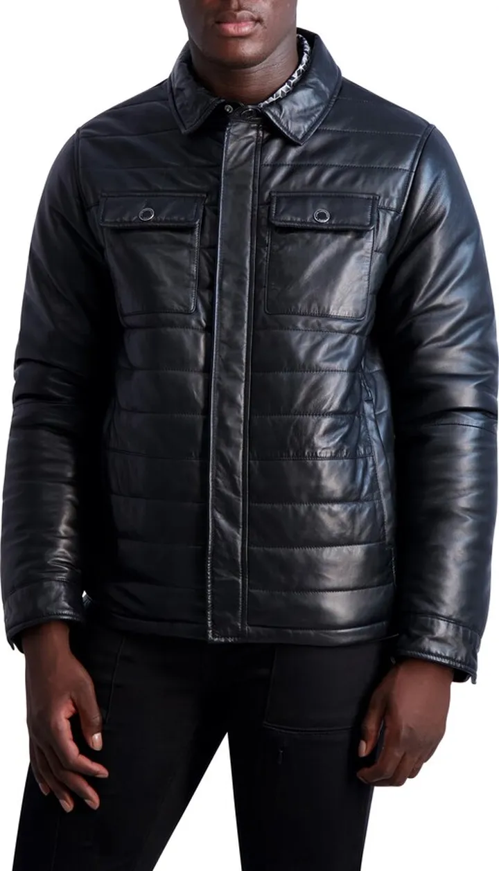 Quilted Leather Jacket