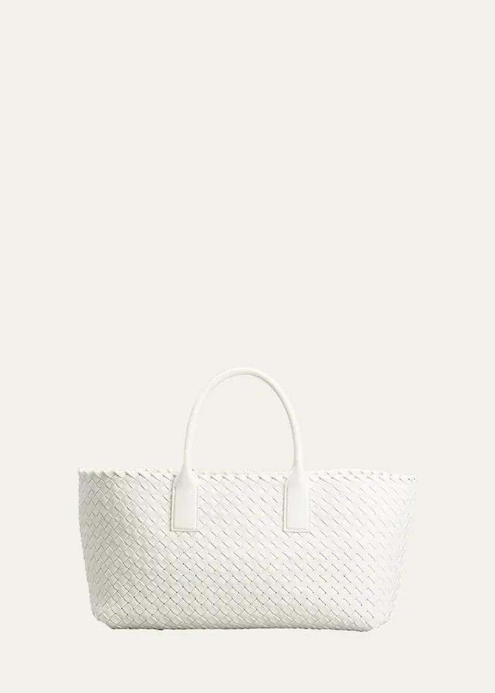 Cabas Small Intrecciato Lambskin Tote Bag