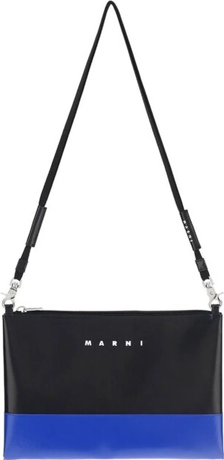 Marni Tribeca Logo Printed Clutch Bag