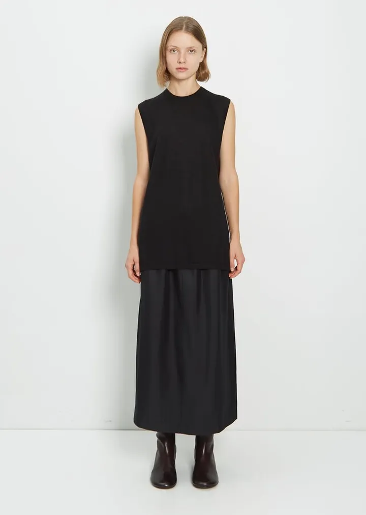 Cashmere Normal T-Shirt —Black