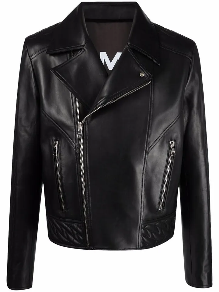 Double-Breasted Biker Jacket