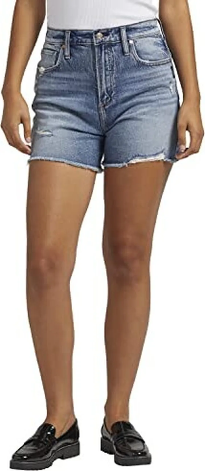 Silver Jeans Co. Women's '90s Baggy High Rise Short