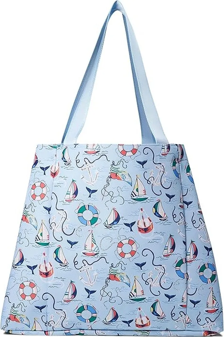 Vera Bradley Recycled Lighten Up Reactive Large Family Tote Bag (Really Regatta) Handbags