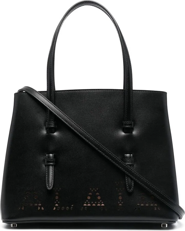 ALAÏA- Mina 25 Leather Tote Bag