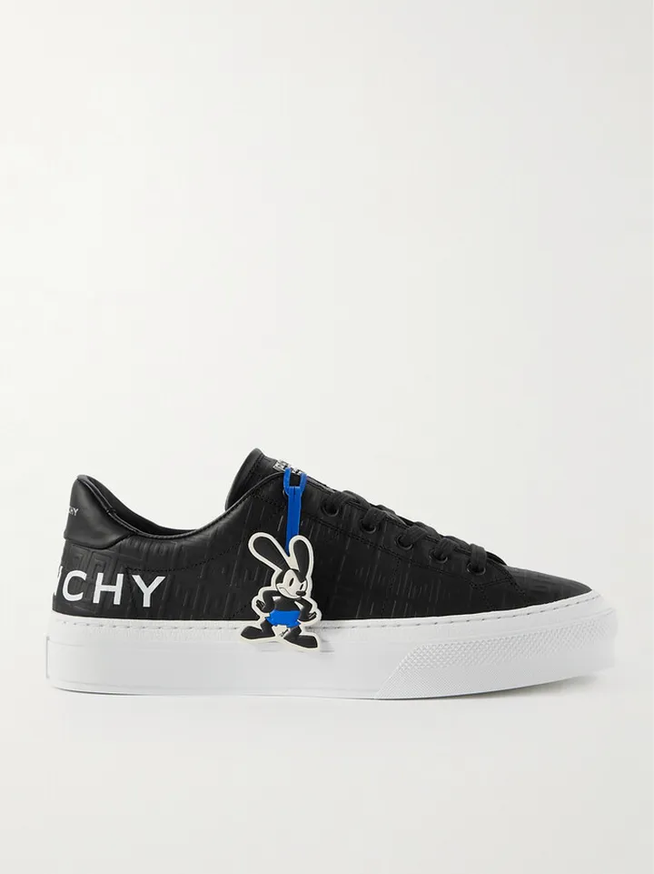 + Disney Oswald City Sport Debossed Leather Sneakers