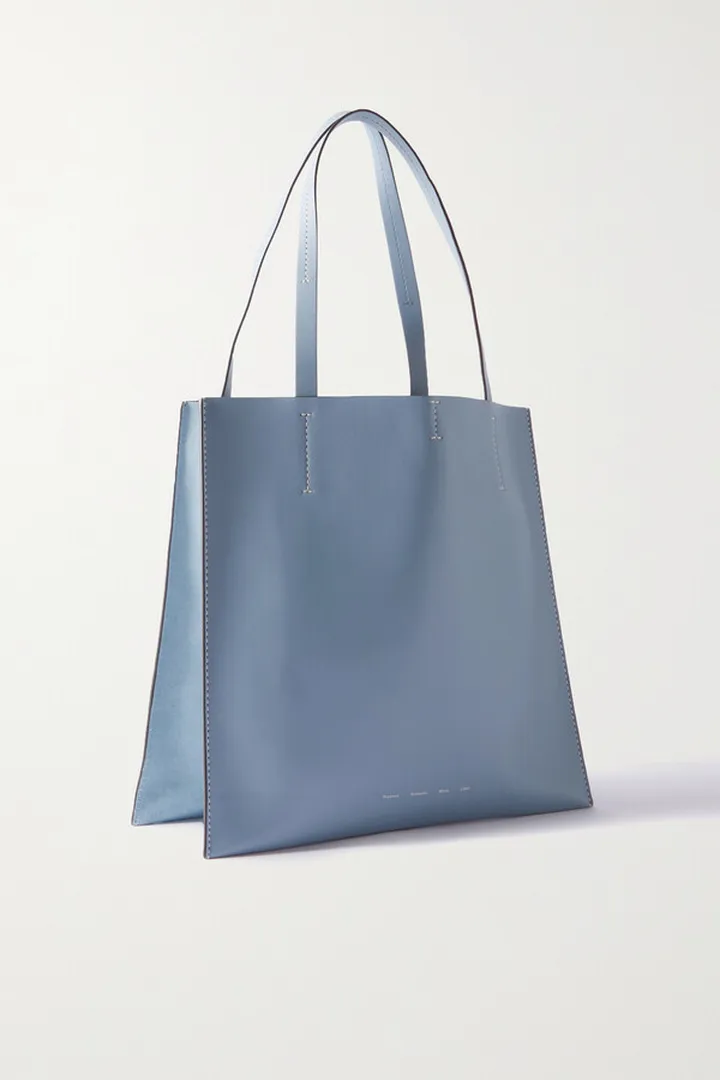 Proenza Schouler White Label - Twin Leather Tote - Blue
