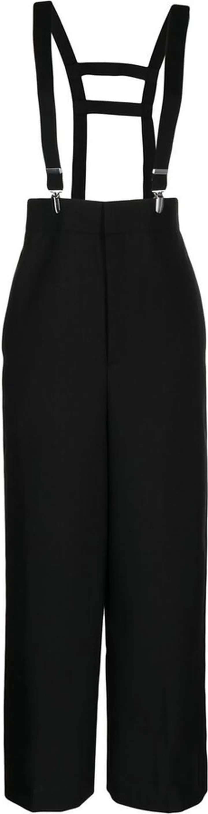 High-Waisted Cropped Trousers
