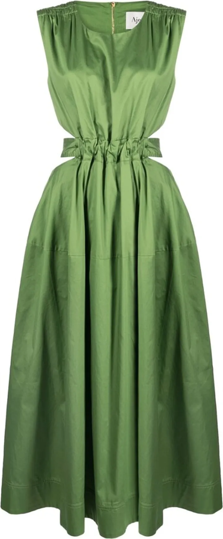 Zorina tie-detail midi dress