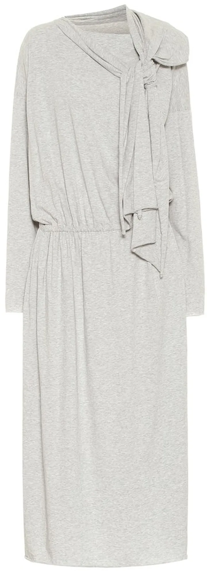 Cotton jersey midi dress