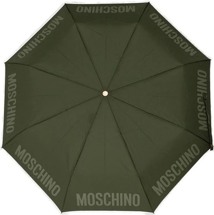 Moschino Logo Printed Folded Umbrella