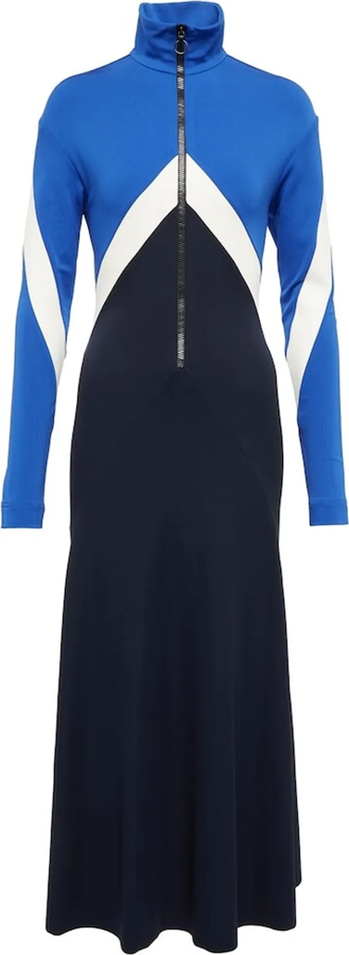 Turtleneck midi dress