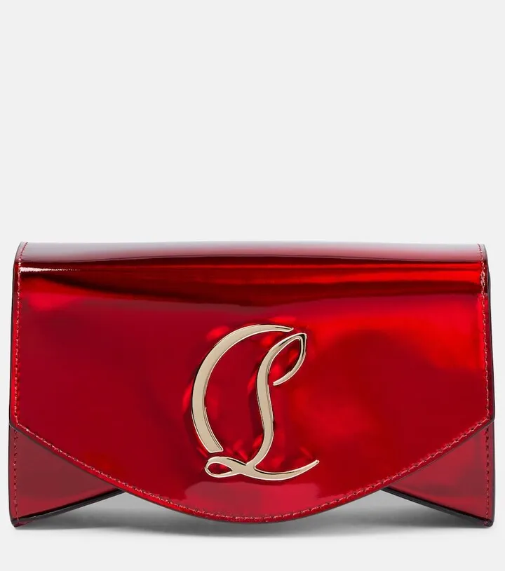 Loubi54 patent leather shoulder bag