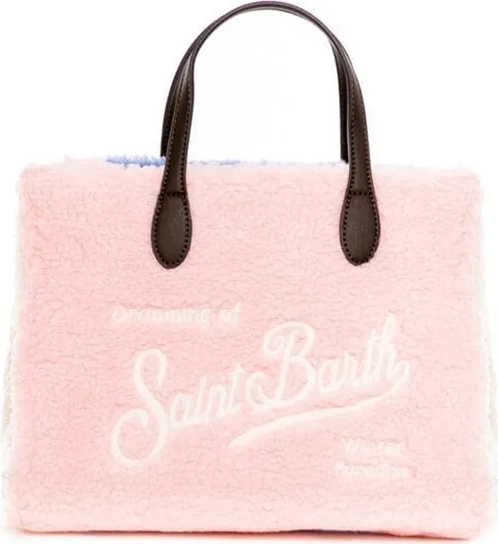 Multicolor Sherpa Fabric Handbag