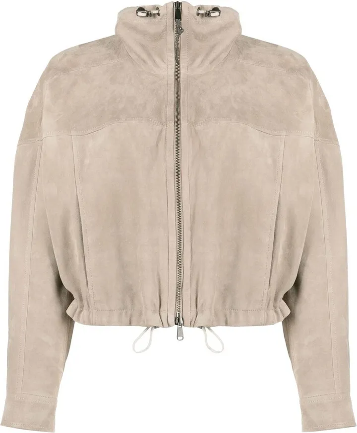 Suede Bomber Jacket