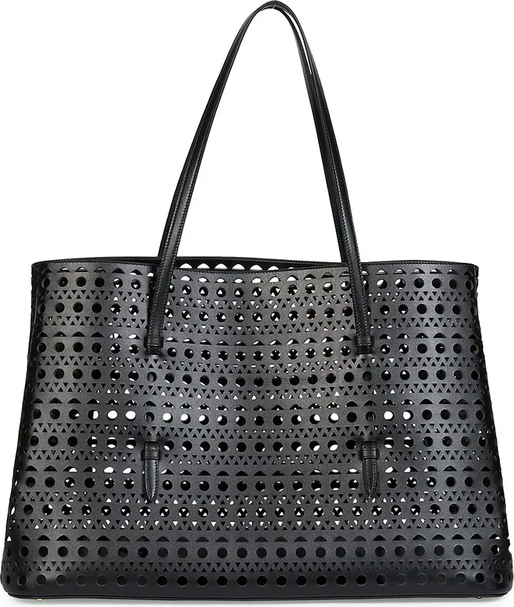 Mina 50 Perforated Leather Tote