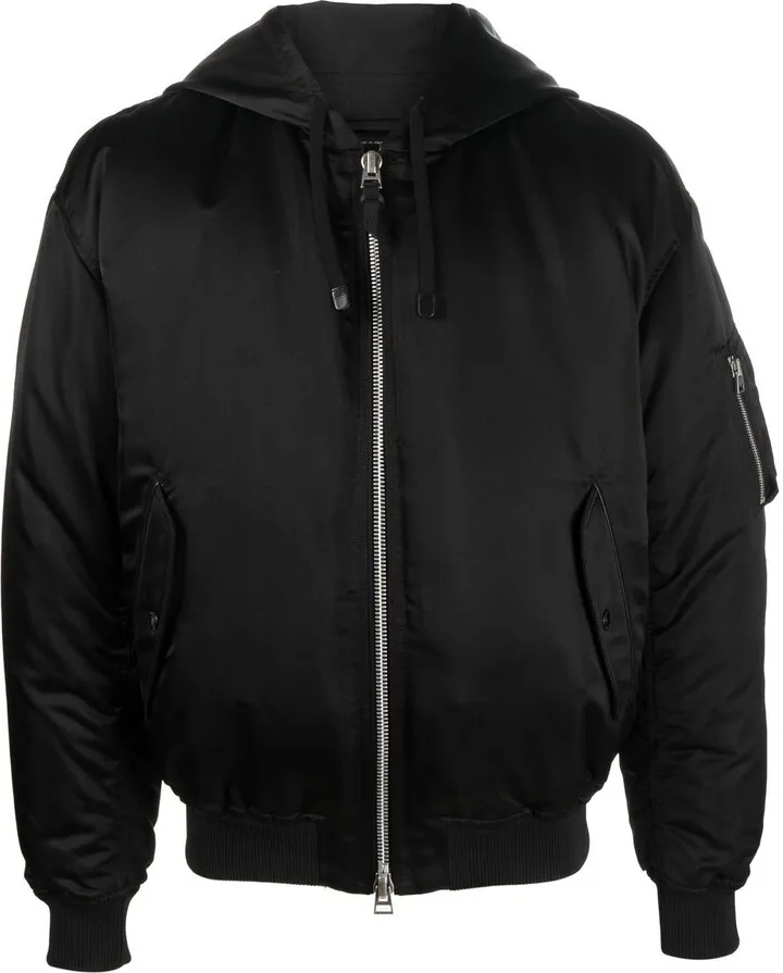 Hooded Bomber Jacket