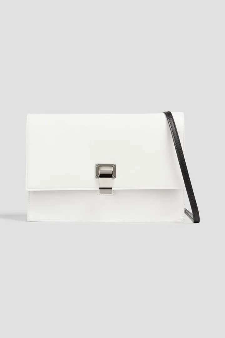 Lunch faux leather shoulder bag