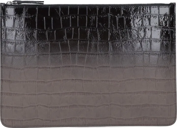 Maison Margiela Four-Stitch Zipped Clutch Bag