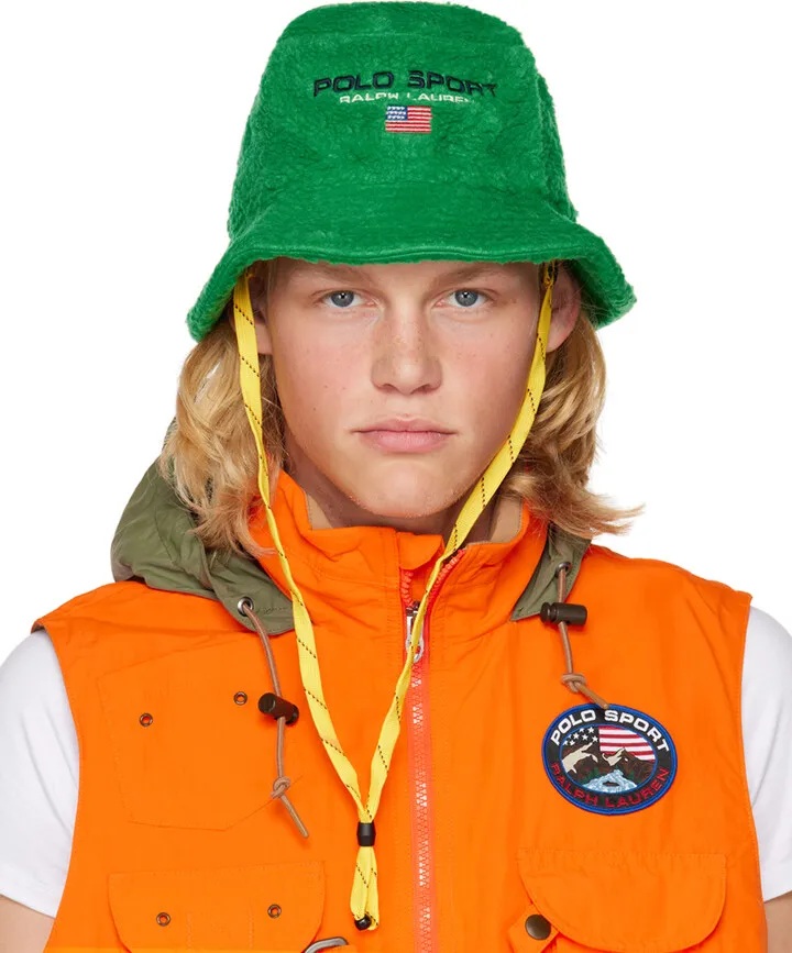 Polo Ralph Lauren Green Sport Bucket Hat