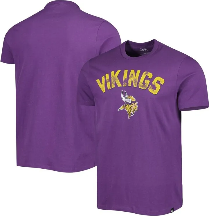 Men's '47 Brand Purple Minnesota Vikings All Arch Franklin T-shirt