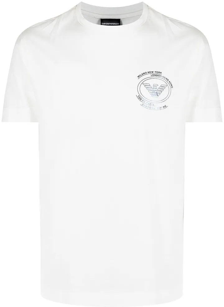 logo-print crewneck T-shirt