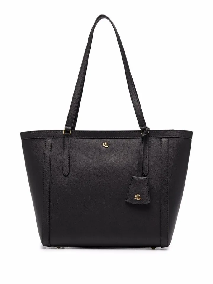 Clare crosshatch leather tote bag