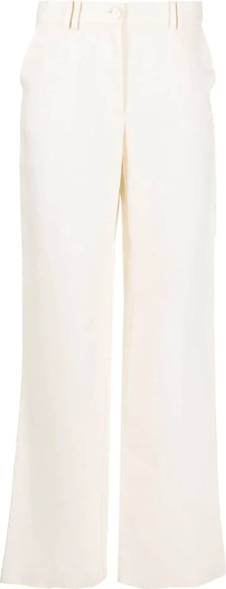 Straight-Leg Linen Trousers