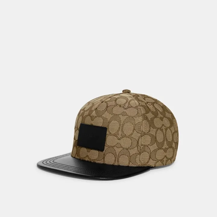 Coach Outlet Signature Flat Brim Hat