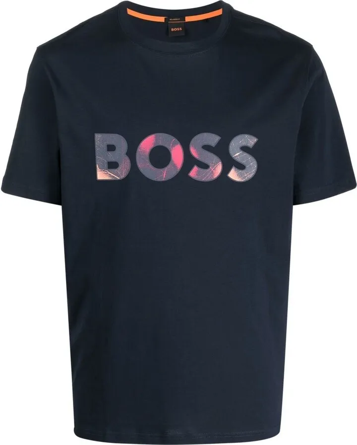 Logo-Print Patch T-Shirt