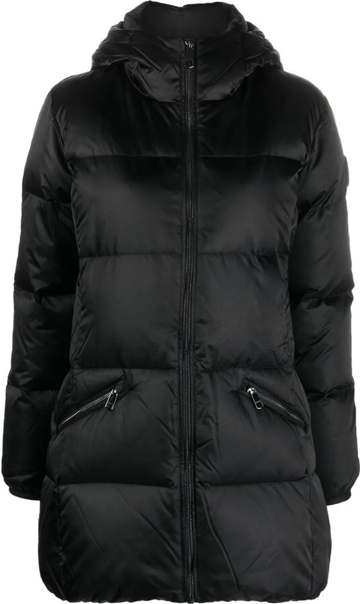Zip-Up Hooded Puffer Jacket