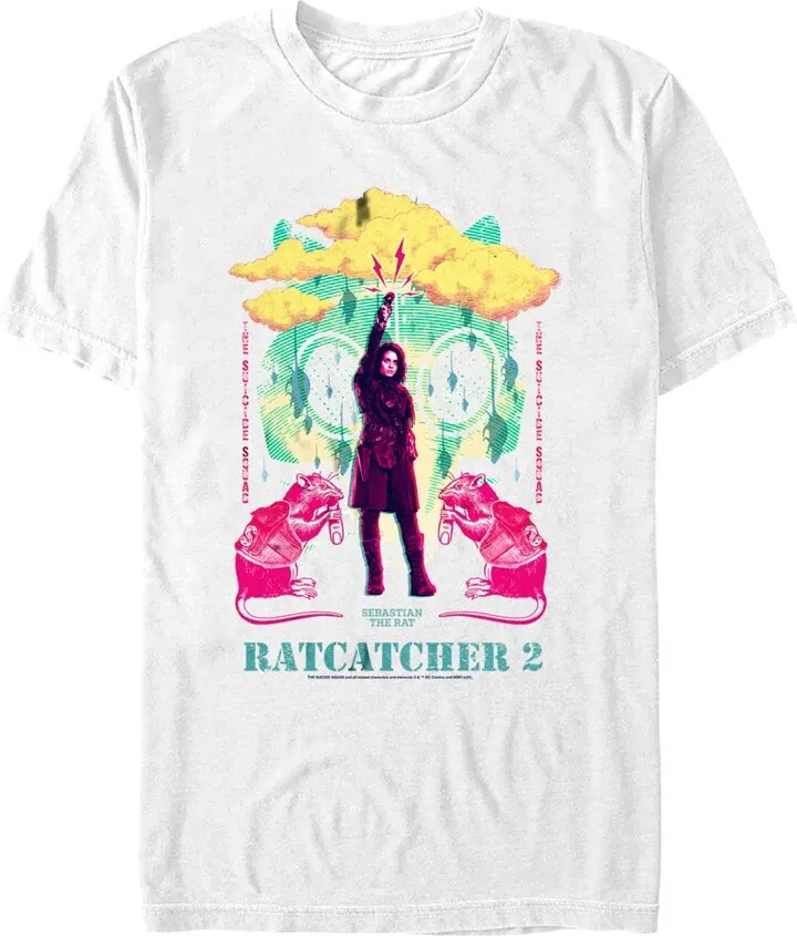Men's The Suicide Squad Ratcatcher 2 T-Shirt - White - Small