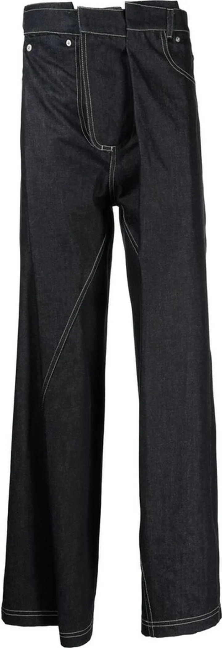 Shift straight-leg trousers