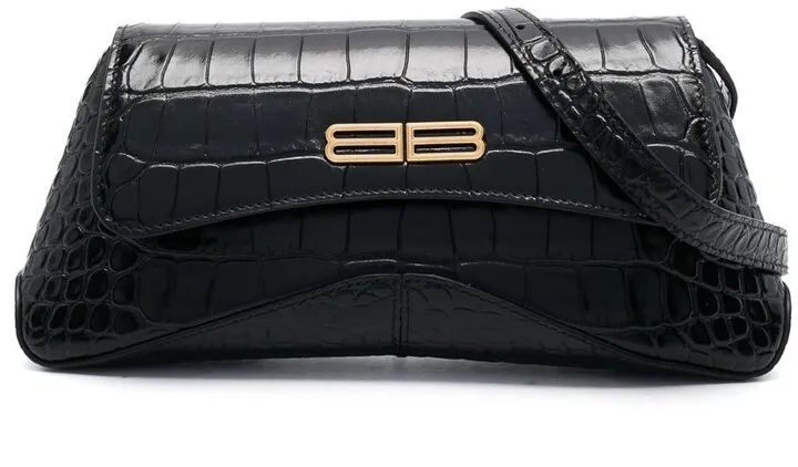 Crocodile Effect Flap Bag