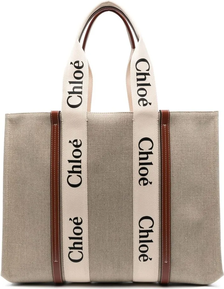 large Woody logo tote bag