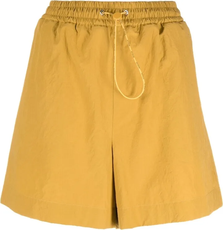 Elasticated-Waistband Shorts