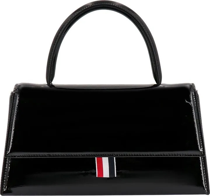 Patent leather handbag