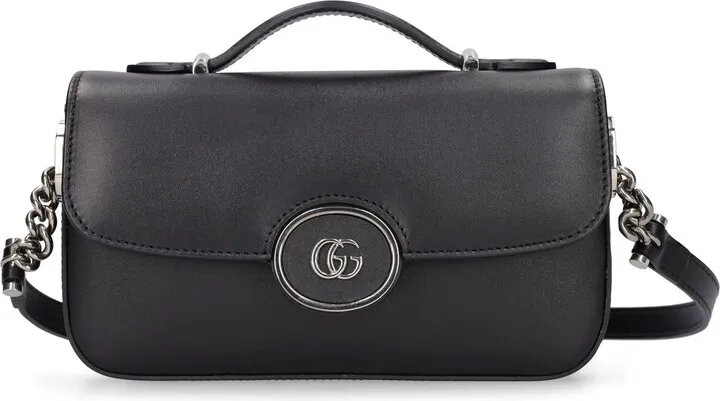Petite GG leather shoulder bag