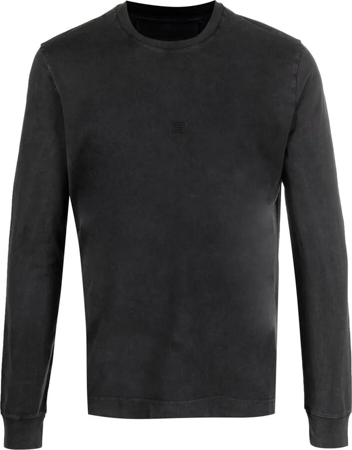 embroidered-logo T-shirt