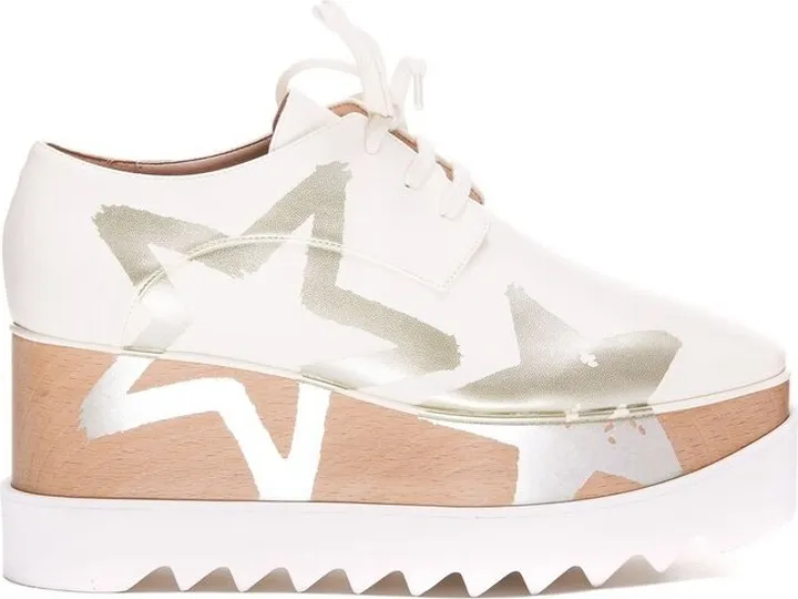 Stella McCartney Star Printed Platform Sneakers
