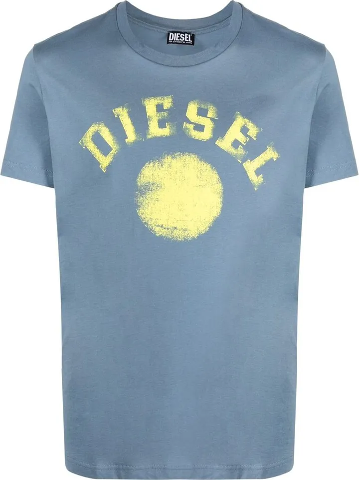 logo-print organic-cotton T-shirt